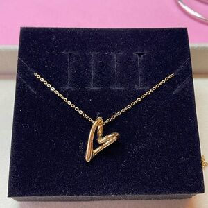Pandora Gold Heart Necklace